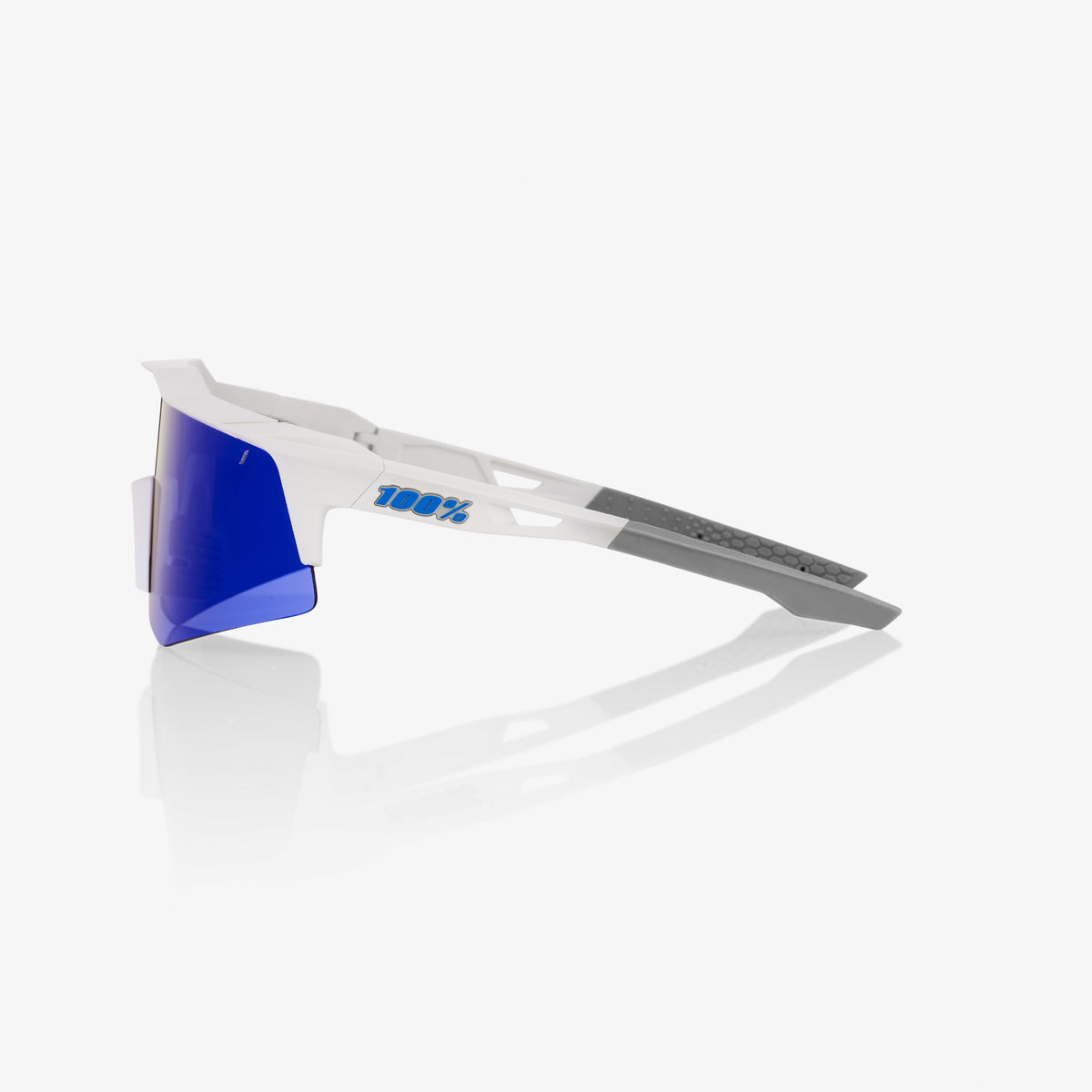 SPEEDCRAFT XS] Matte White - Blue Multilayer Mirror Lens – FC Team