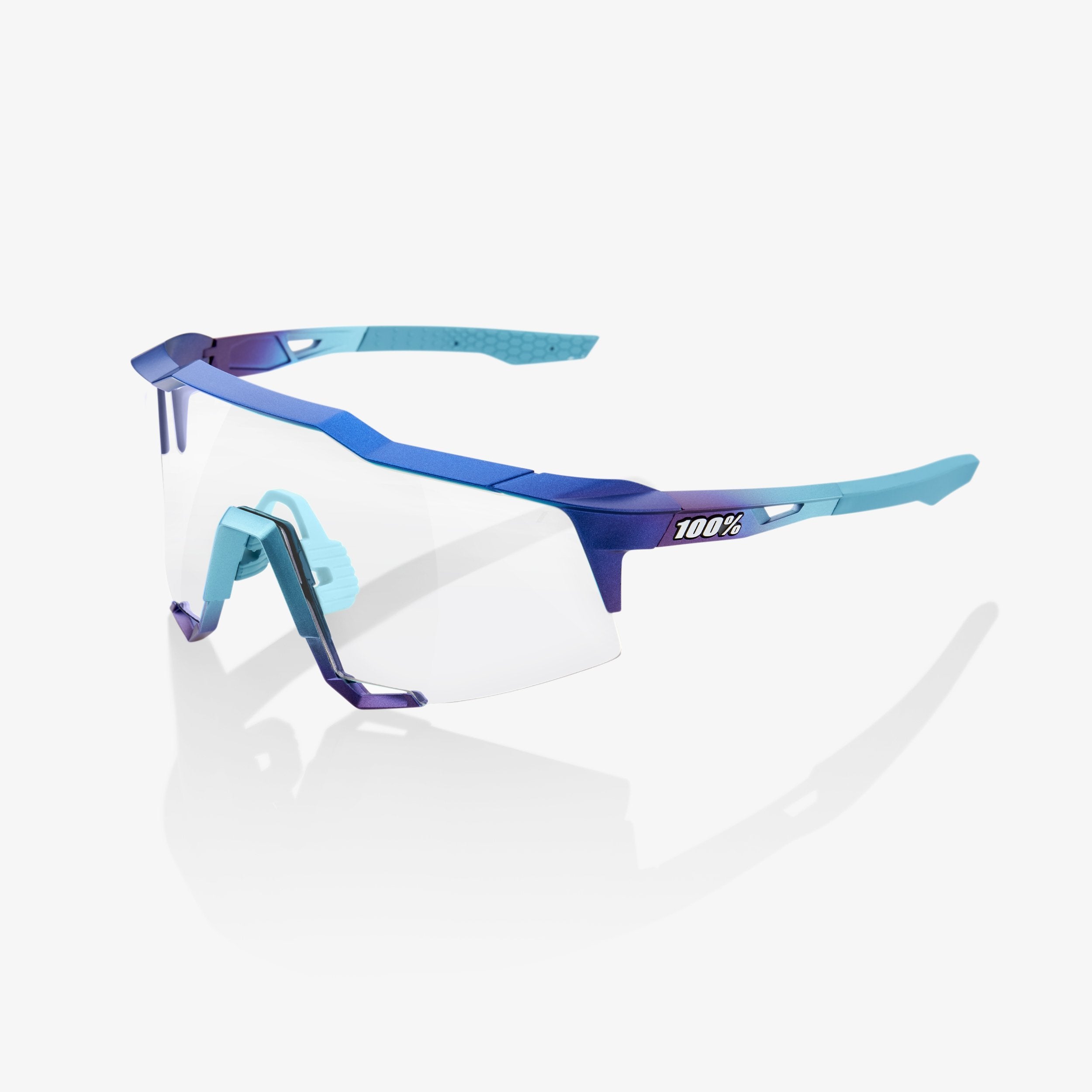 [SPEEDCRAFT] Matte Metallic Into the Fade - Blue Topaz Multilayer Mirror Lens