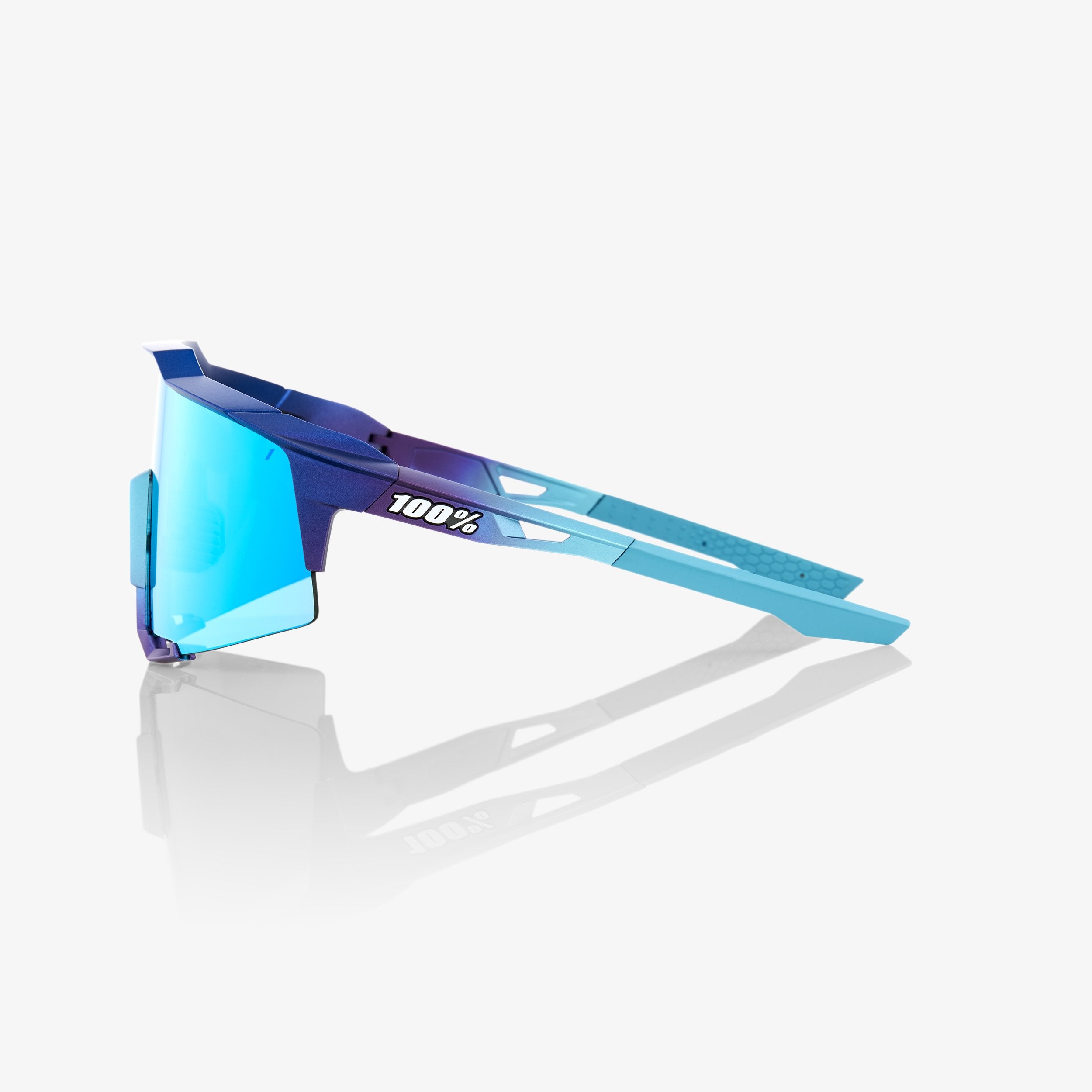 [SPEEDCRAFT] Matte Metallic Into the Fade - Blue Topaz Multilayer Mirror Lens