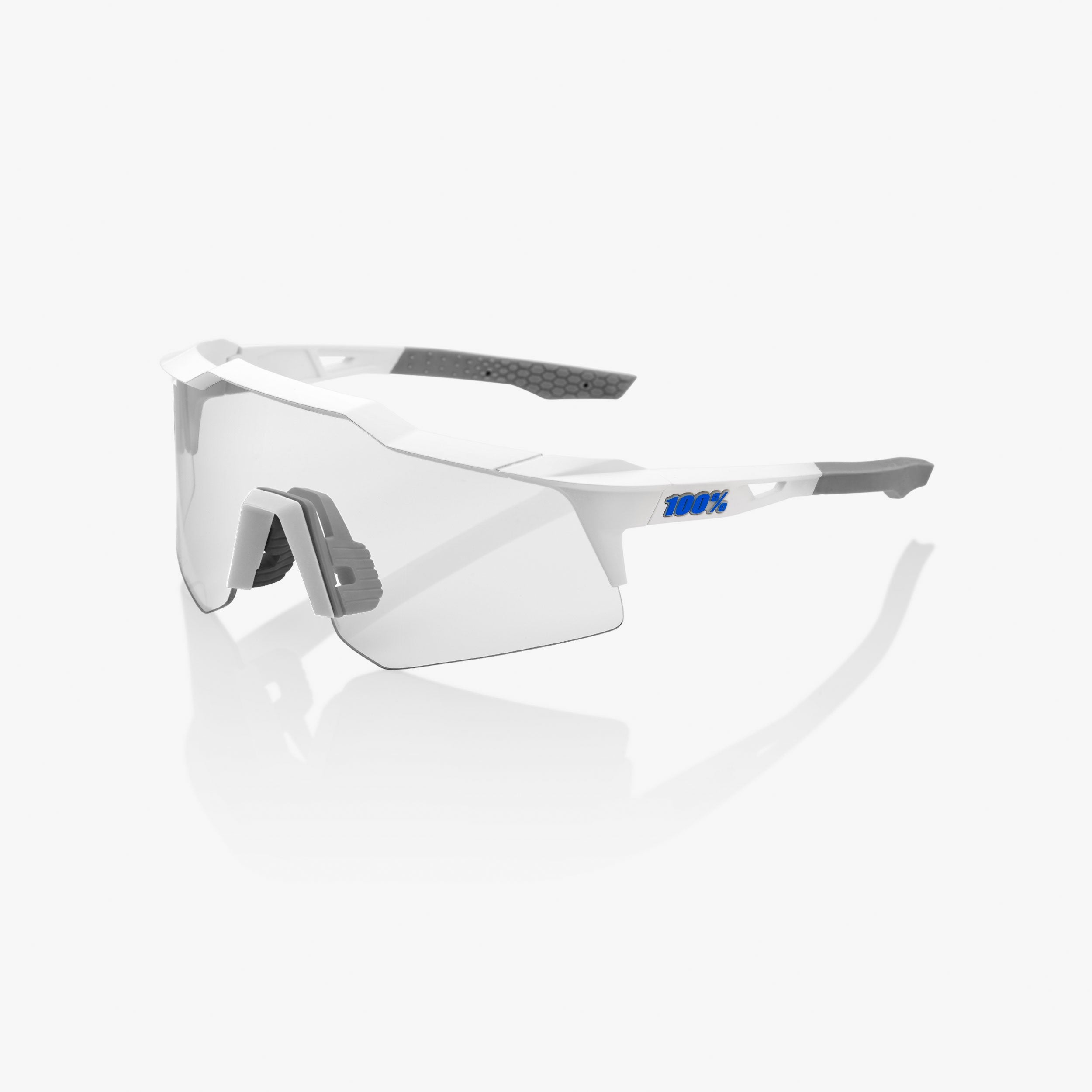 [SPEEDCRAFT XS] Matte White - Blue Multilayer Mirror Lens