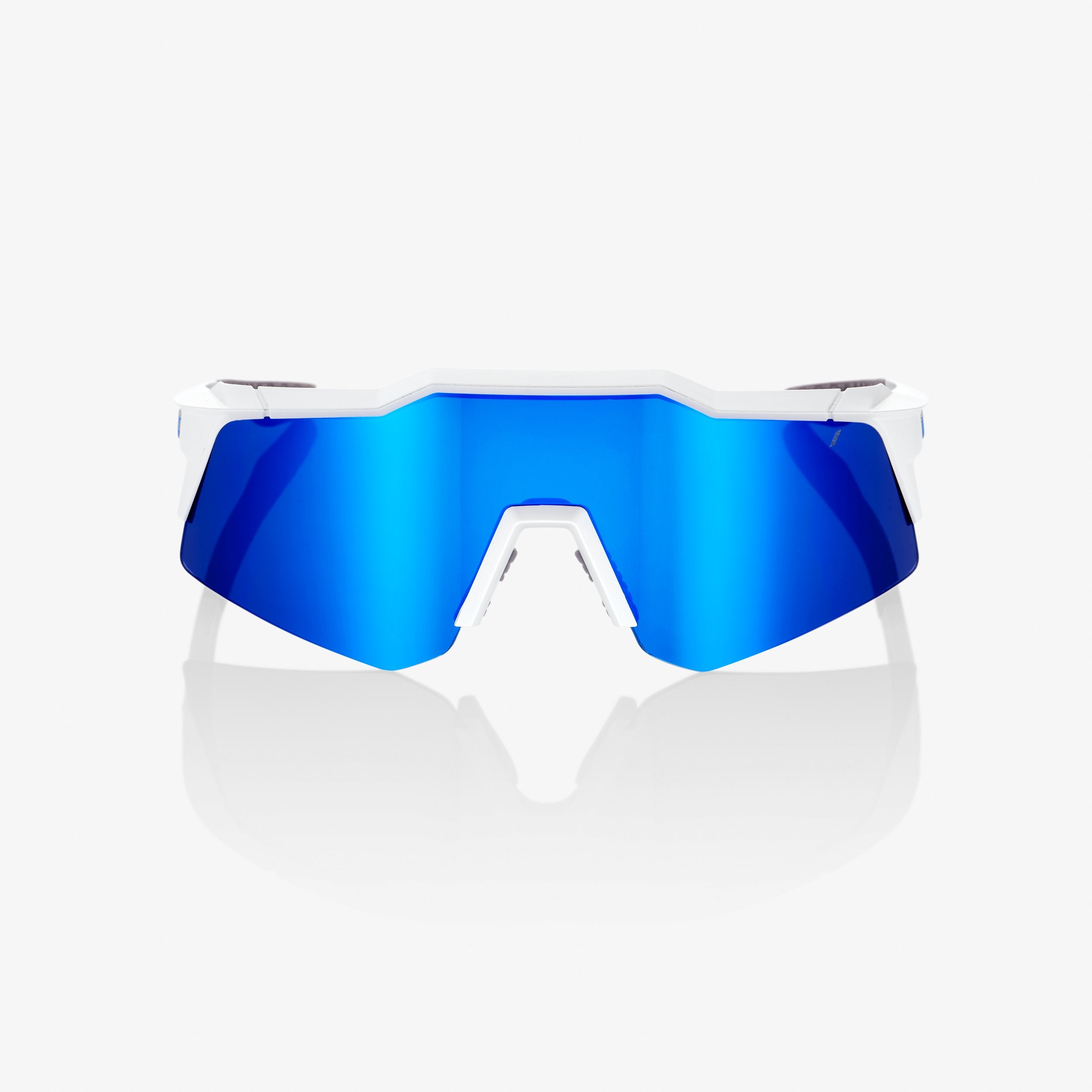 [SPEEDCRAFT XS] Matte White - Blue Multilayer Mirror Lens