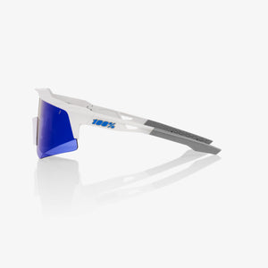 [SPEEDCRAFT XS] Matte White - Blue Multilayer Mirror Lens