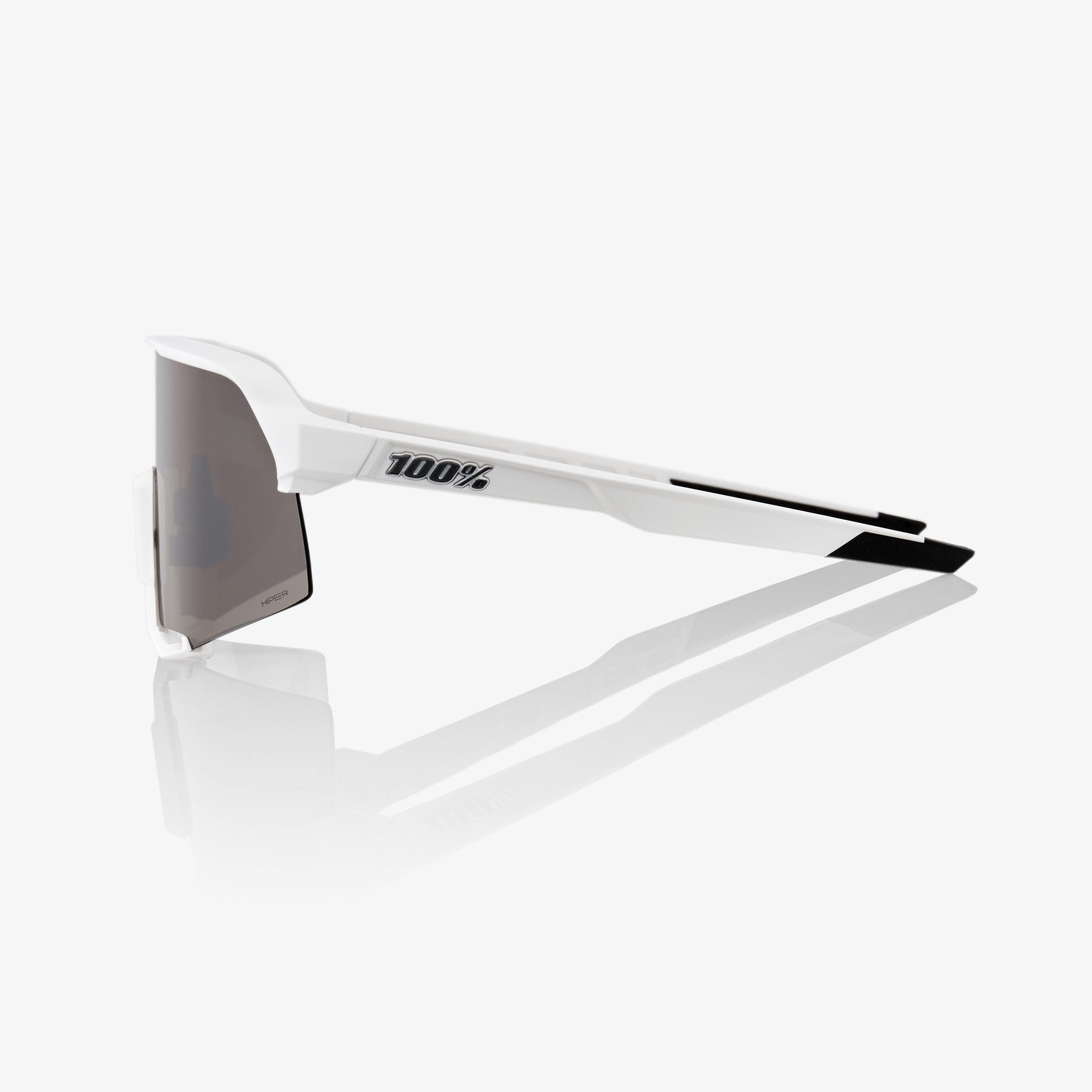 [S3] Matte White - HiPER Silver Mirror Lens