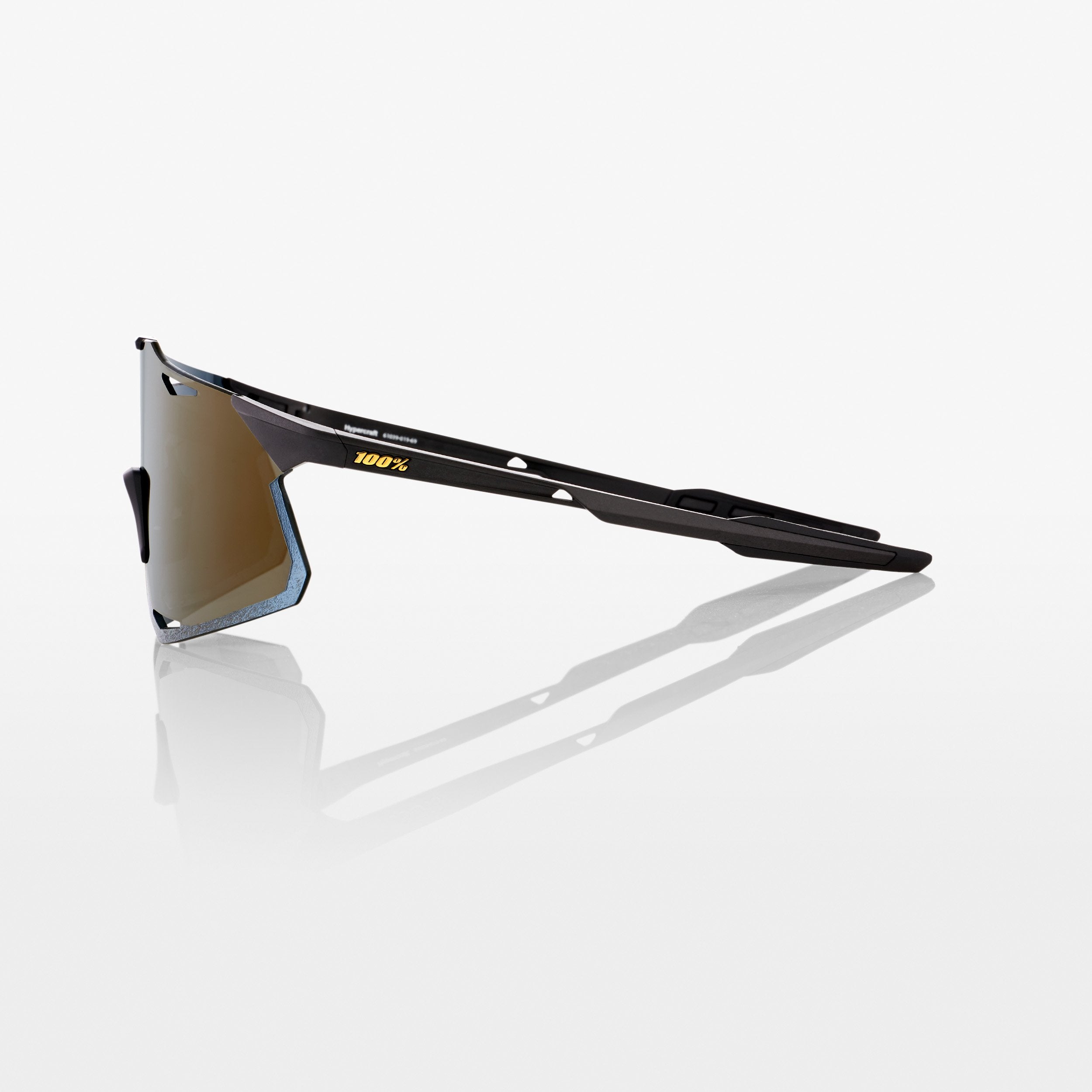 [HYPERCRAFT] Matte Black - Soft Gold Mirror Lens